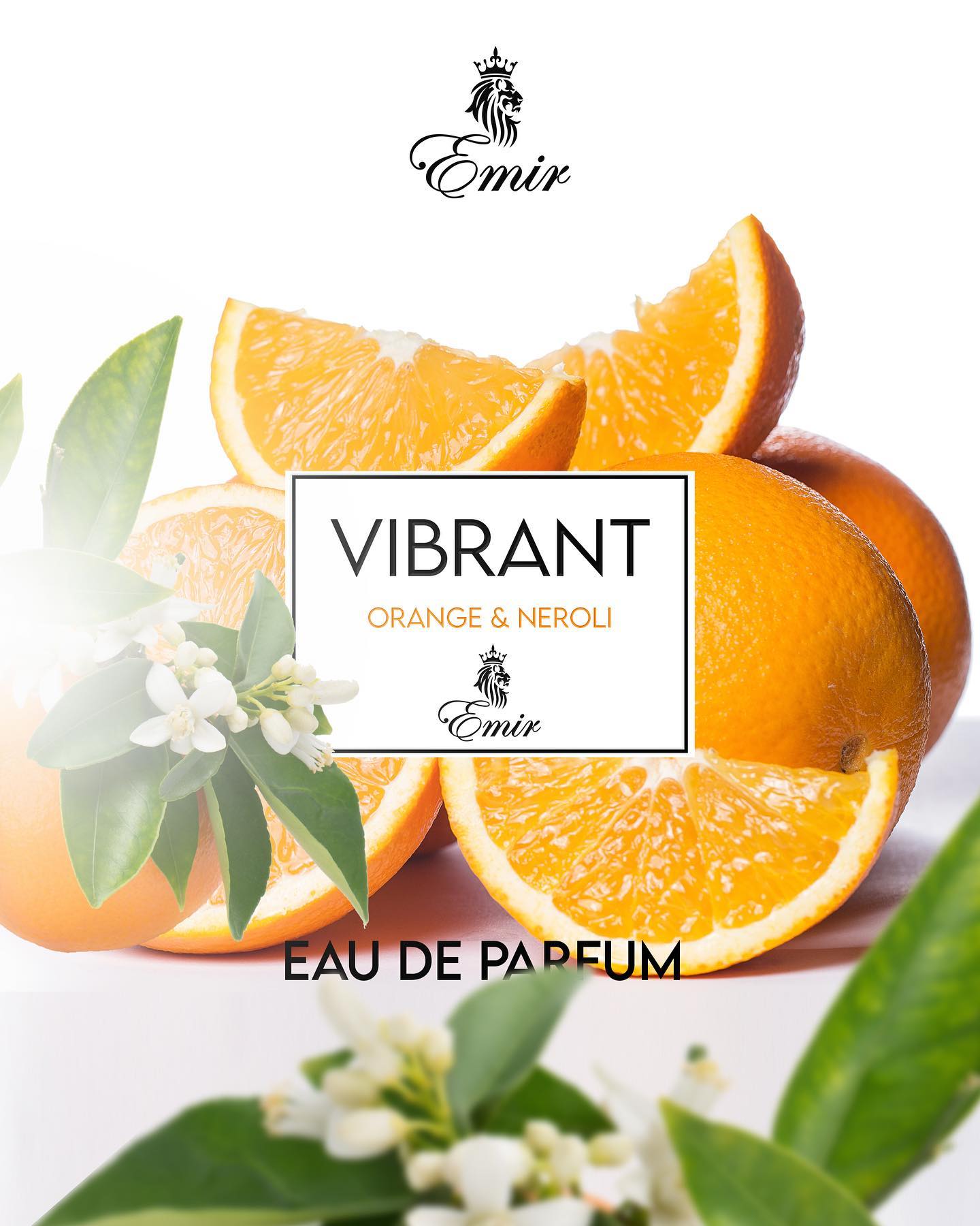 VIBRANT ORANGE AND NEROLI EMIR
